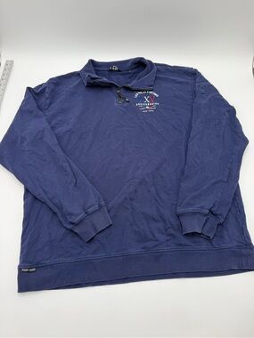 CODE-ZERO Les Voiles d’Antibes XXV Anniversary Quarter Zip Sweatshirt 3XL Navy